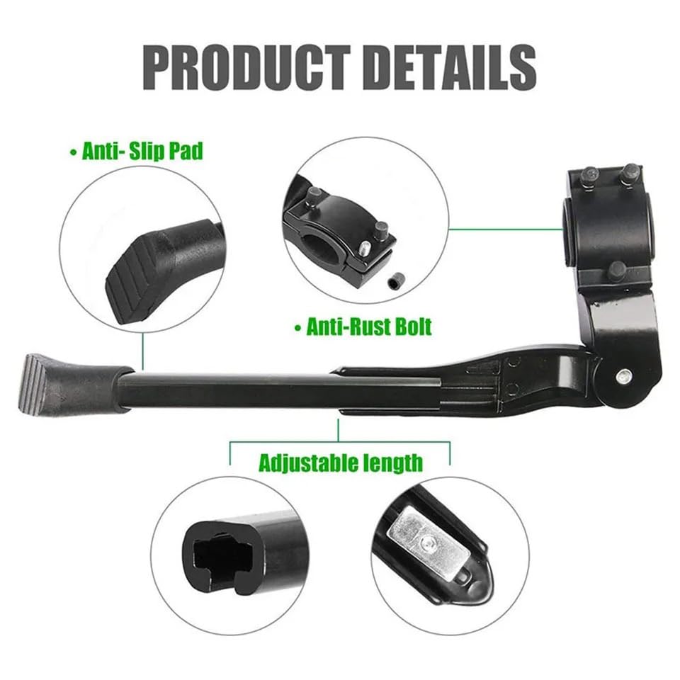 Béquille de vélo anti chute pour support de stationnement stable VTT route