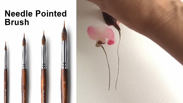 Amazon.com: Watercolor Brushes Professional, Fuumuui 4Pcs Extended