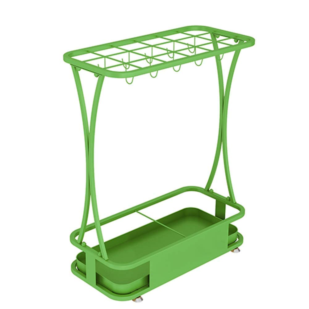 Support de parapluie 18 trous avec plateau amovible pour garder vos sols secs
