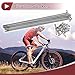 A ABSOPRO 12 Set 14G Bicycle Spokes 138mm Bike Wheel Spokes 304 Stainless Steel Silver Tone