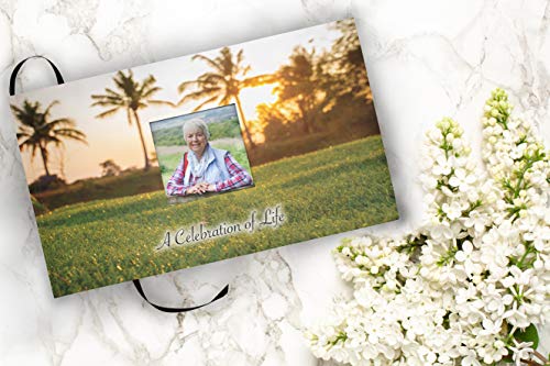 Image of Golf Celebration of Life Funeral Guest Book for Memorial Service