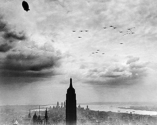 Empire State Building Flyover New York City 11x14 Photograph Photo Print