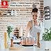 Induction Cooktop 2 Burner ECOTOUCH 240V Electric Cooktop Drop-in Induction Stovetop 12'',Dual Heating Cooktop Vitro Ceramic Glass Black Surface with Booster Burner,Touch Sensor Control IB320