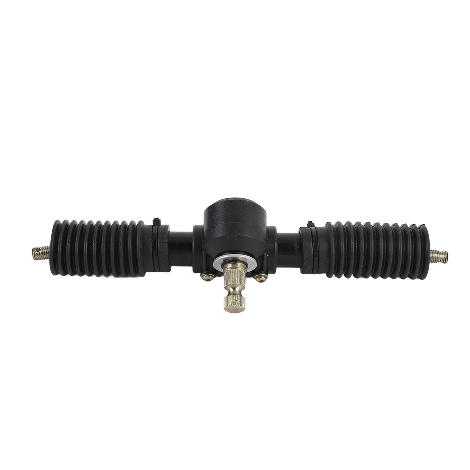 Power Steering Rack, Power Steering Gear Rack Pinion Assembly 30T 295mm Long with Rubber Bushing for Go Kart ATV UTV Quad