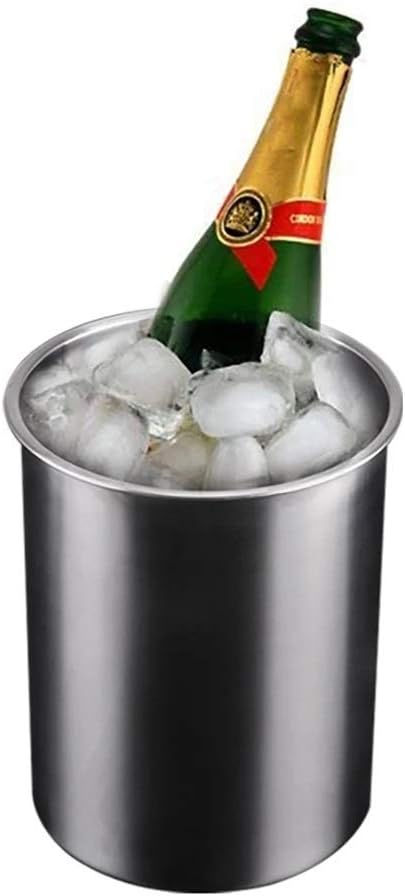Wine Bottle Cooler Bar Supplies Stainless Steel Ice Bucket Wall Man Cave Kitchen Convenient
