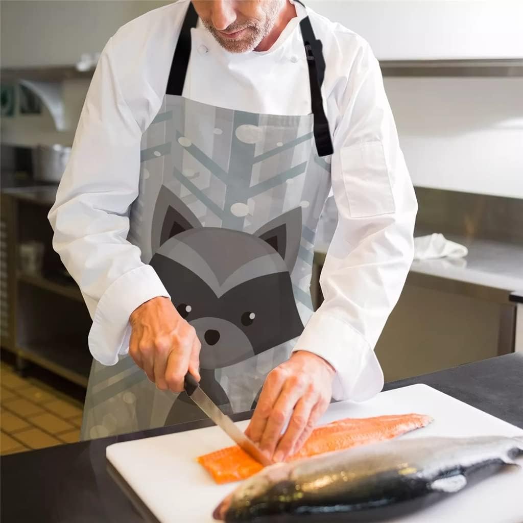 Winter Aprons for Women Men Kid Cooking Baking Apron Kitchen Utility Equipment Accessories