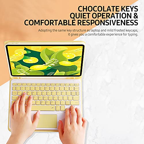 Capa de teclado BT, Baugger Capa de teclado BT removível com slot para caneta de carregamento Touchp
