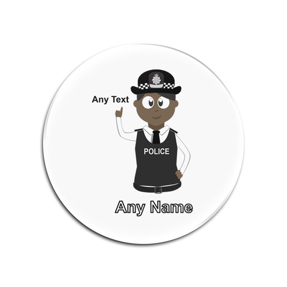 Dessous de verre ronds police Super Supt - Lot de 4 protège-tables brillants avec message unique