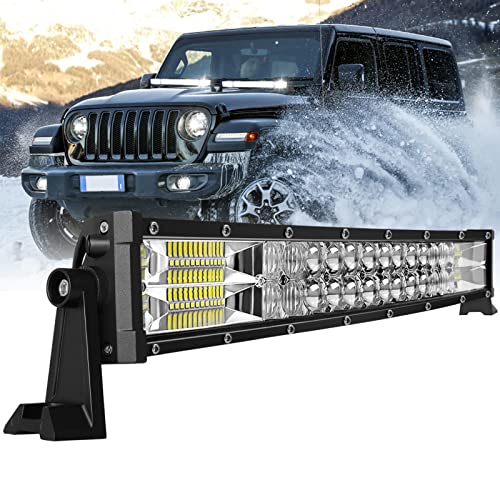 LEDƓ 144W 12V/24Vėp 22C` LEDCgo[ ԗp 22000LM 6500k 3W`bv38 Lpp̌^ IP68h LED[NCg ATV/SUV/gbNpi  ėpƓ ԊO fbLC