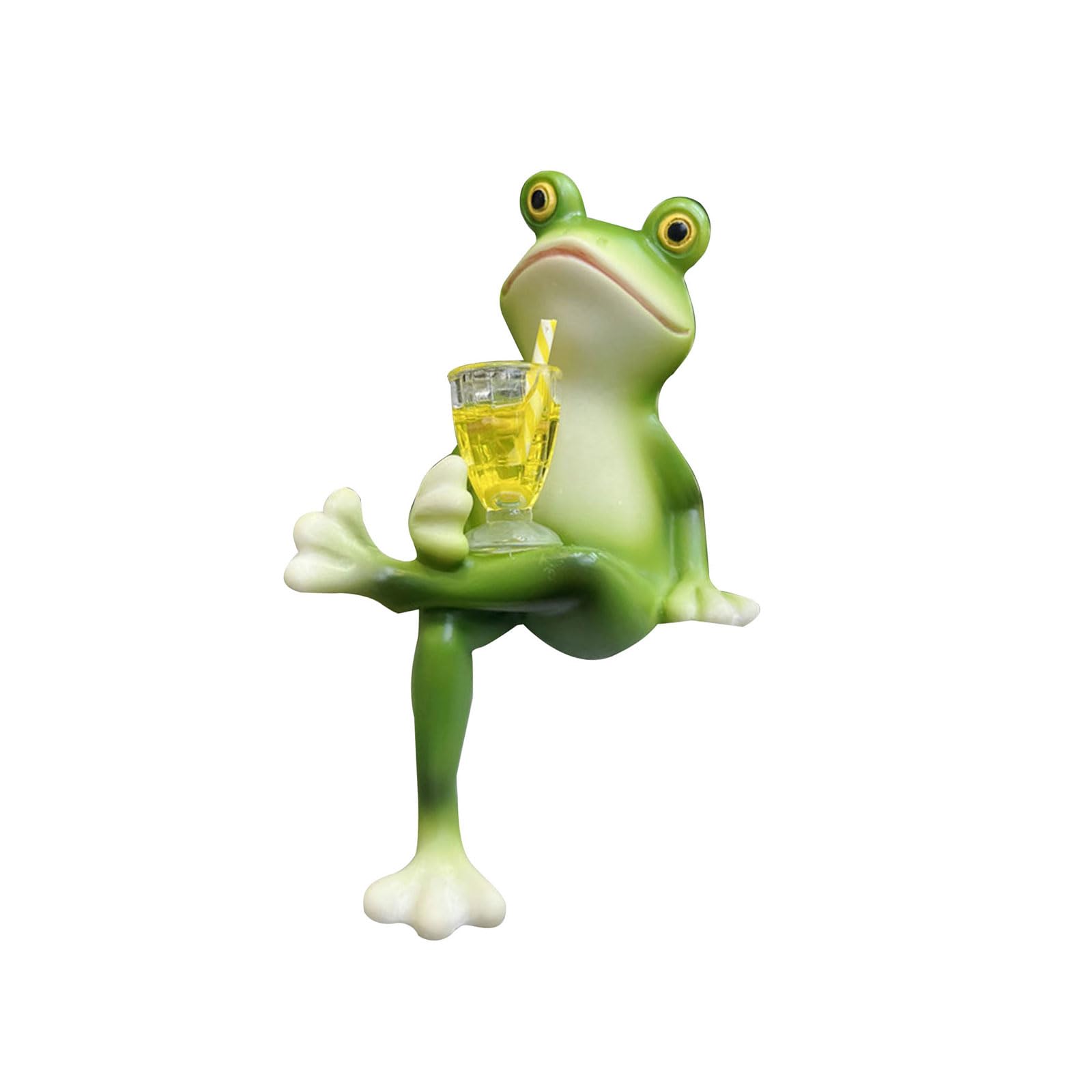 Tsophreniq Pots Huggers Hanging Resin Frogs Planter Decors Flower Pots Figurine Planter Ornaments for Garden Frogs Wall