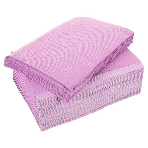 Bavoirs dentaires jetables Alasum violet protection serviette examen hygiène