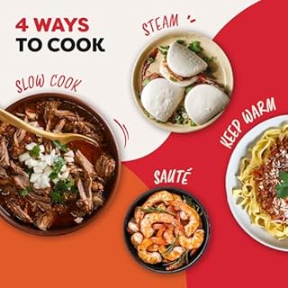 Instant Pot - Superior Slow Cooker - 7.1L Multi-Function Cooking System with Slow Cook, Sauté, Steam & Keep Warm Settings - Non-Stick Inner Pot with EasyGrab Handles for Family Meals & Entertaining