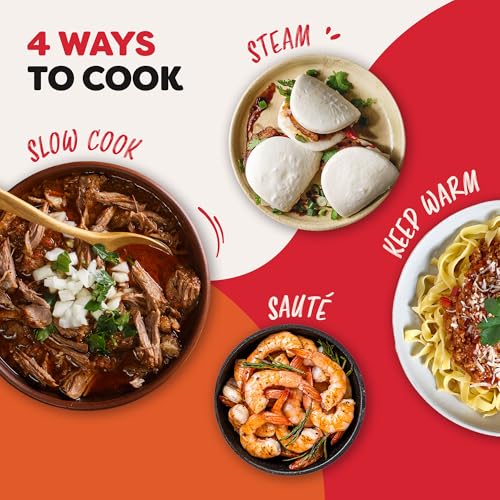 Instant Pot - Superior Slow Cooker - 7.1L Multi-Function Cooking System with Slow Cook, Sauté, Steam & Keep Warm Settings - Non-Stick Inner Pot with EasyGrab Handles for Family Meals & Entertaining - Image 4