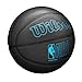 WILSON NBA Forge Plus Indoor/Outdoor Basketball - Charcoal Grey, Size 7-29.5