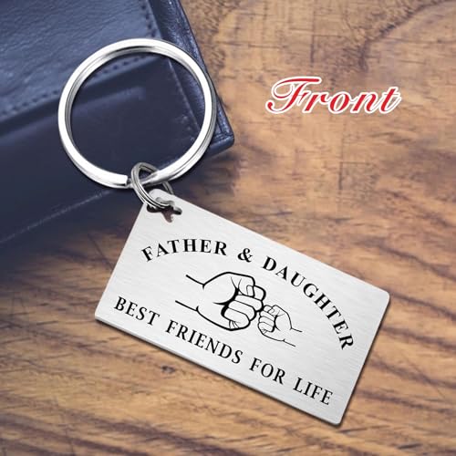 Inspirational Keychain to My Daughter, Gifts for Daughter from Mom Dad, Always Remember You are Braver than You Believe2