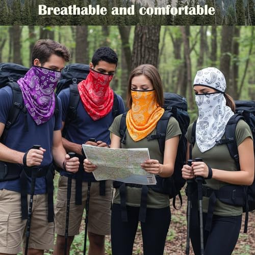 Image of Balaclava Full Face Masks Summer Balaclava Long Face and Neck Cover Breathable Sun Protection for Men Women