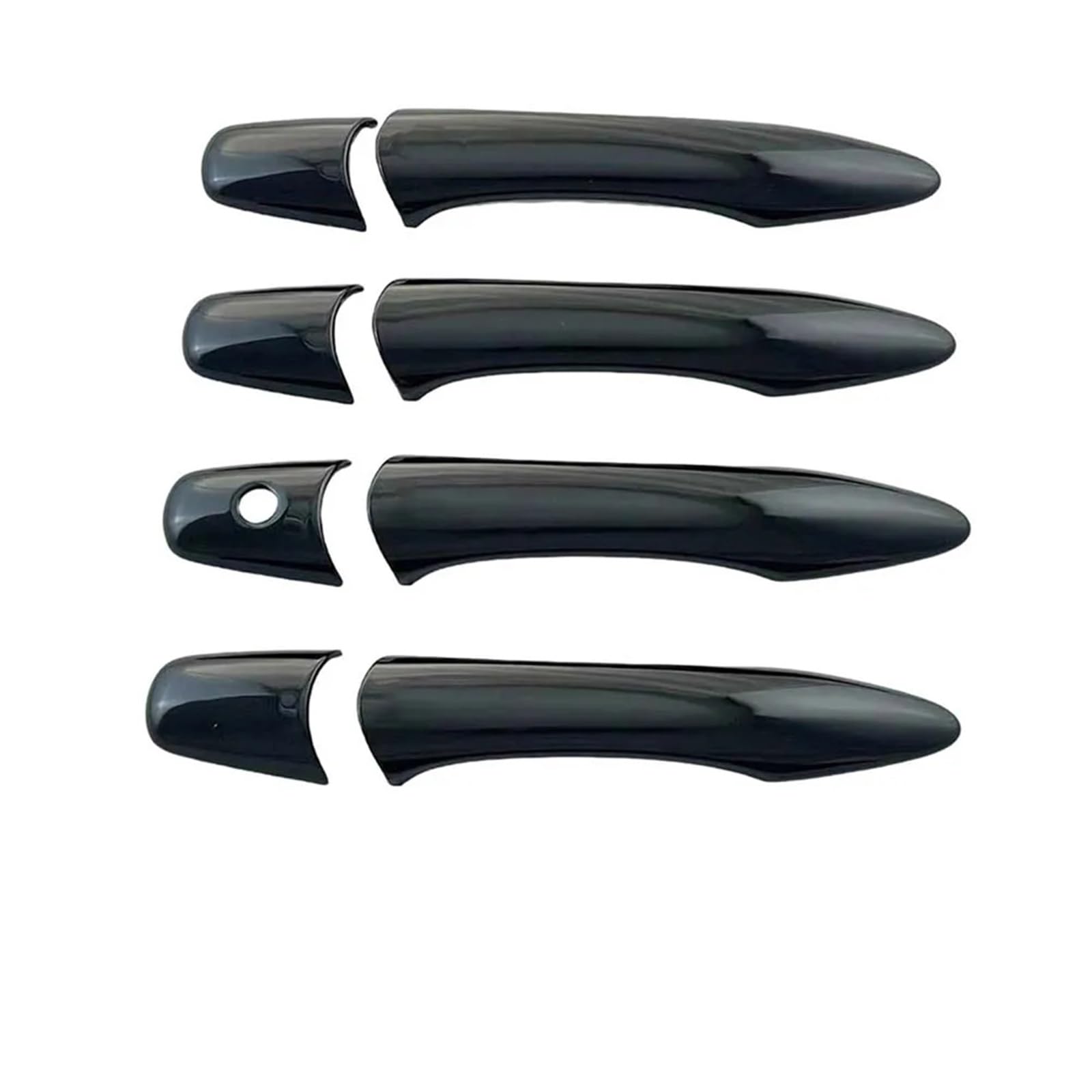 Rdwspli Glossy Black Exterior Handle Shell Compatible With Infiniti For Qx80 2014-2024 Car Decoration Door Handle Cover Carbon Fiber Cars Accessories
