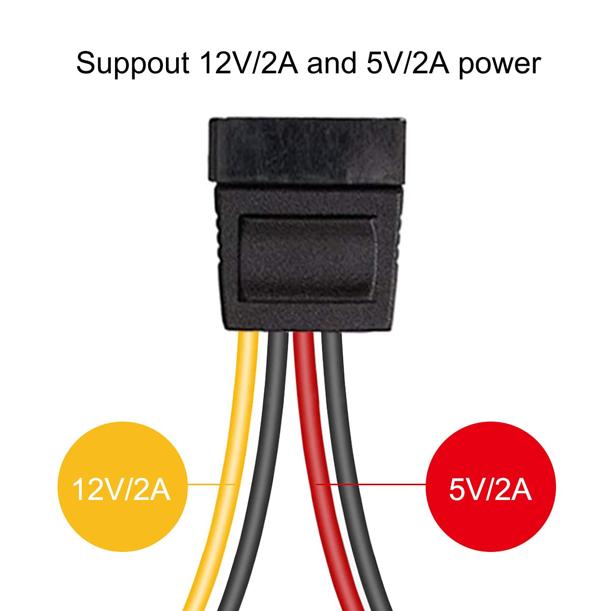 4 Pin LP4 Molex Erkek to Sata Power Güç Kablosu