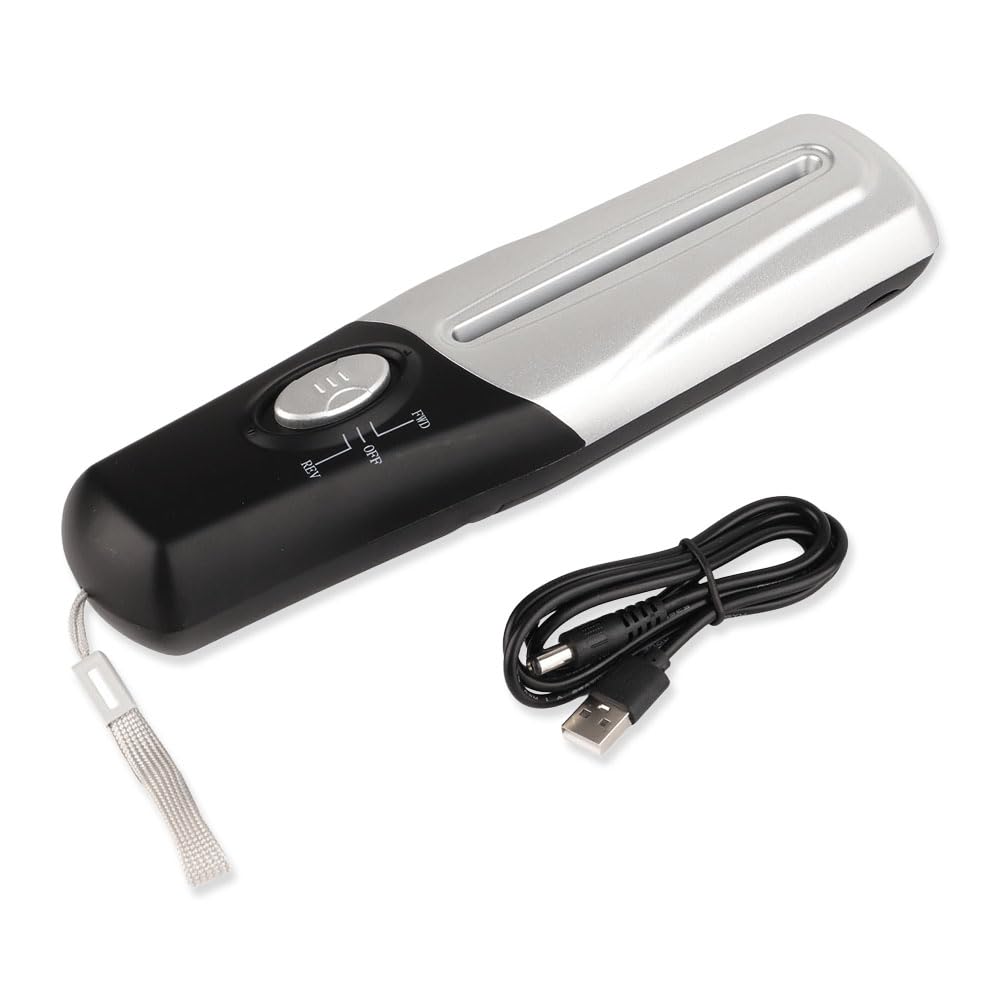 Portable Handheld Paper Shredder - Mini USB Document Cutter Home/Office Paper Cutting Tool 4mm Shredding Capacity for Small Amounts of Paper