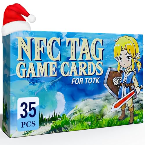 35Pcs NFC Mini Cards Compatible with AOI, TOTK,BOTW & SSHD