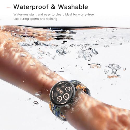 Correa trenzada nylon para Google Pixel Watch 4 45mm miniatura 3