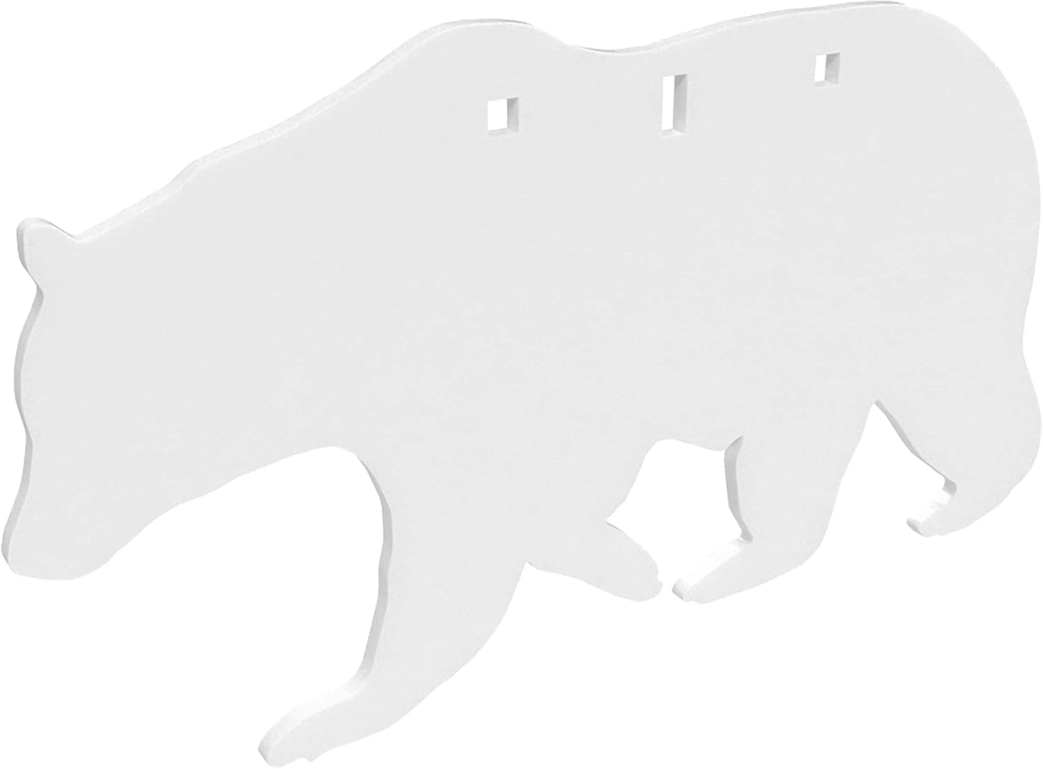 Birchwood Casey 3-Hole AR500 Silhouette Target, 3/8" Thick Metal Shooting Targets