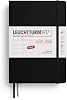 LEUCHTTURM1917 - Weekly Planner Hardcover Medium A5, 18-month, Jul. 2025 - Dec. 2026, English, Black