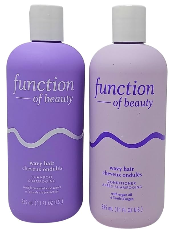 Miniatura 7 de Function of Beauty - Juego de champú y acondicionador para cabello ondulado (11 onzas) y toalla exfoliante Tesadorz