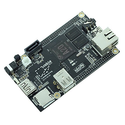 Cubieboard2 Allwinner A20 1GB ARM Cortex A7 Dual-Core RasPi-like open source linux ubuntu debian Development kit mini PC Board with B/W case