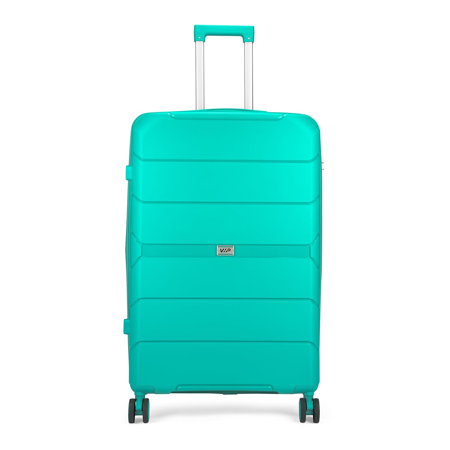 vip Pristine Hardsided 8 Wheel Polypropylene (Pp) Spinner Suitcase With Large Expander,Combination Lock And 5 Years International Warranty (Aqua Blue, Large), 60 Cm-picture-14