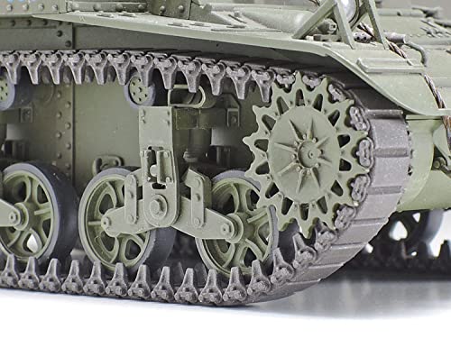 TAMIYA 35360 - 1:35 US M3 Stuart Späte Produktion, Modellbau, Plastik Bausatz, Hobby, Basteln, Kleben, Modellbausatz, Modell, Zusammenbauen, Unlackiert