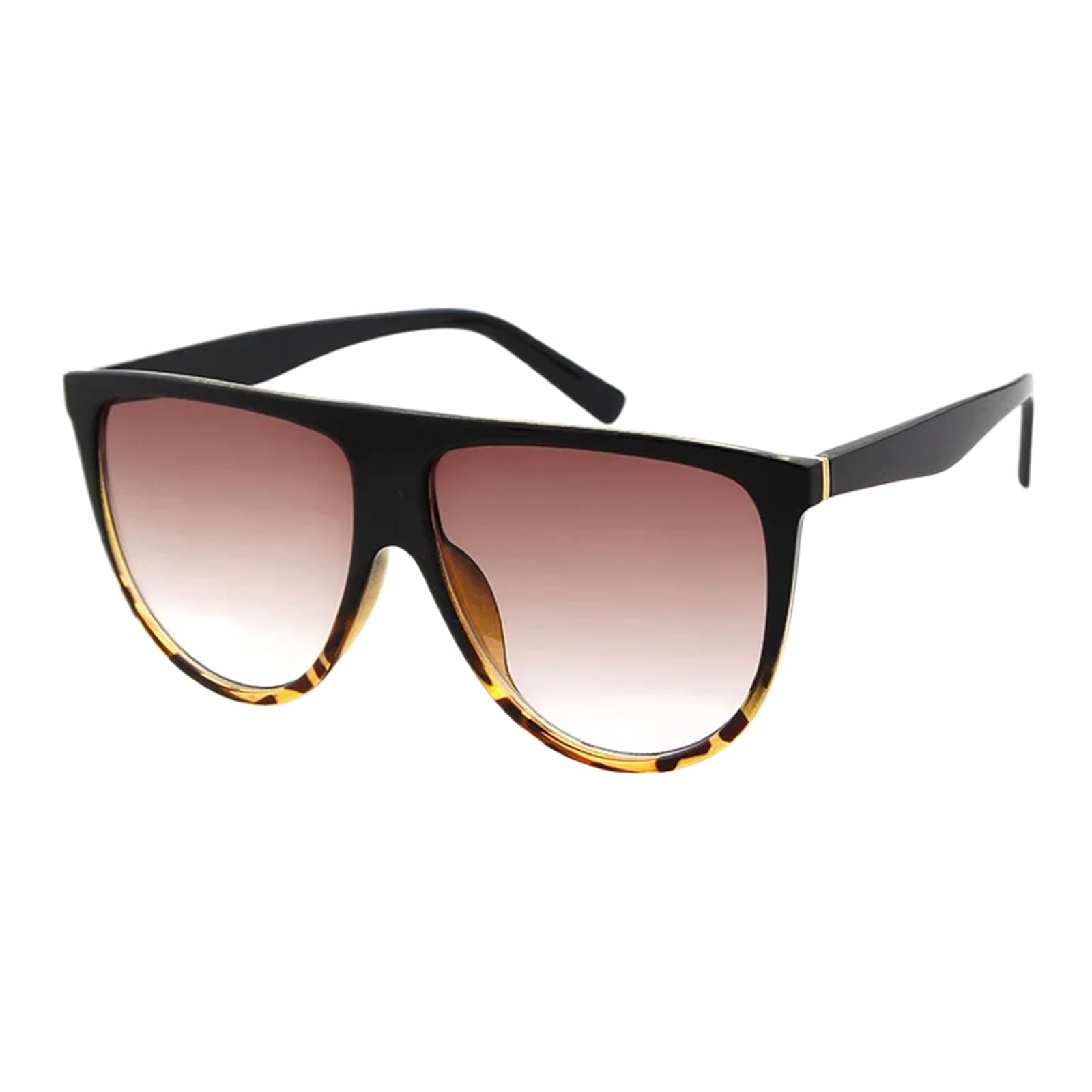 Gafas de sol con protección UV400, ojo de gato negro de gran tamaño, para mujeres y hombres, deportes al aire libre y conducción