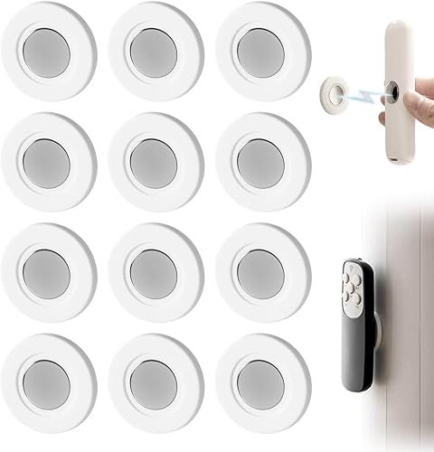 Miniatura 7 de KAMOJI Soporte magnético para control remoto, organizador de control remoto de silicona 2025, sin agujeros para montaje en pared, soporte