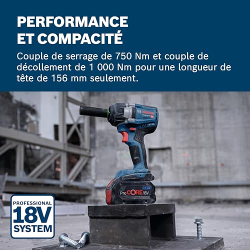 Boulonneuse 18V 5Ah ProCORE GDS 18V 750 C BOXX 06019L9003 Bosch - vue 4