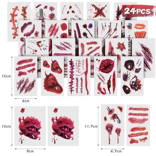 ハロウィン シール フェイス 24枚 7枚目