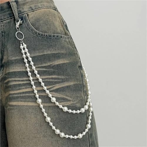 Cadena para pantalones de hombre que transforma ropa básica en estilo punk 4