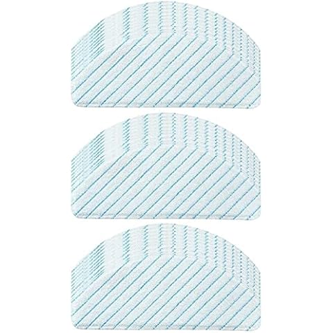 WOVELOT Microfiber Disposable Cleaning Mop for DEEBOT OZMO T8 / T8+/ T8 AIVI/ N8/ N8 / N8 + Robot Vacuum 30 Pcs Cover