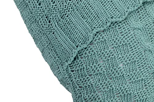 Coussin vert clair 50x50 cm haut de gamme aux finitions soignees - 7