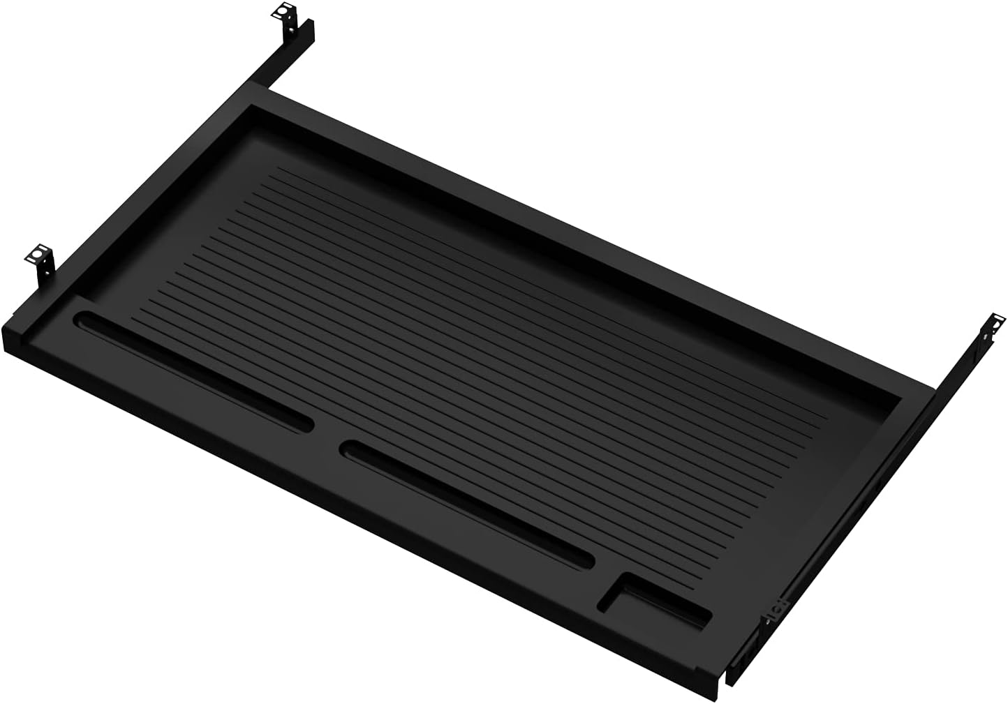 Starswirl Office Keyboard Drawer,Under-Desk Platform,Easy-Glide/Slide Pull Out Under-Counter Computer Multipurpose Tray(19.5 inch,Black) : Office Products