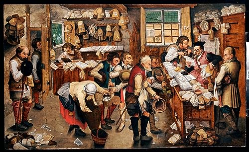 Peinture Pieter Brueghel le Jeune sur toile de lin murale premium pour grand salon