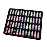 Lentejuelas con purpurina para uñas, copos de polvo de sirena, dijes brillantes, lentejuelas hexagonales, adecuadas para mujeres y niñas, decoración de uñas acrílicas