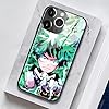 Anime Phone Case for iPhone 16e, Iconic Manga Glossy 9H Tempered Glass Back & Silicone Bumper Shockproof Protective Cover - Image 4