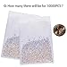 10000Pcs Tiny Rhinestones 1.2mm Clear AB Flatback Glass Pixie Crystals, Iridescent Gems Long Lasting Shine Small Sugar Beads Dust Charms for Nail Design DIY Crafts Accessories
