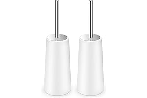 IXO Toilet Scrub Brush with Holder (2-Pack)