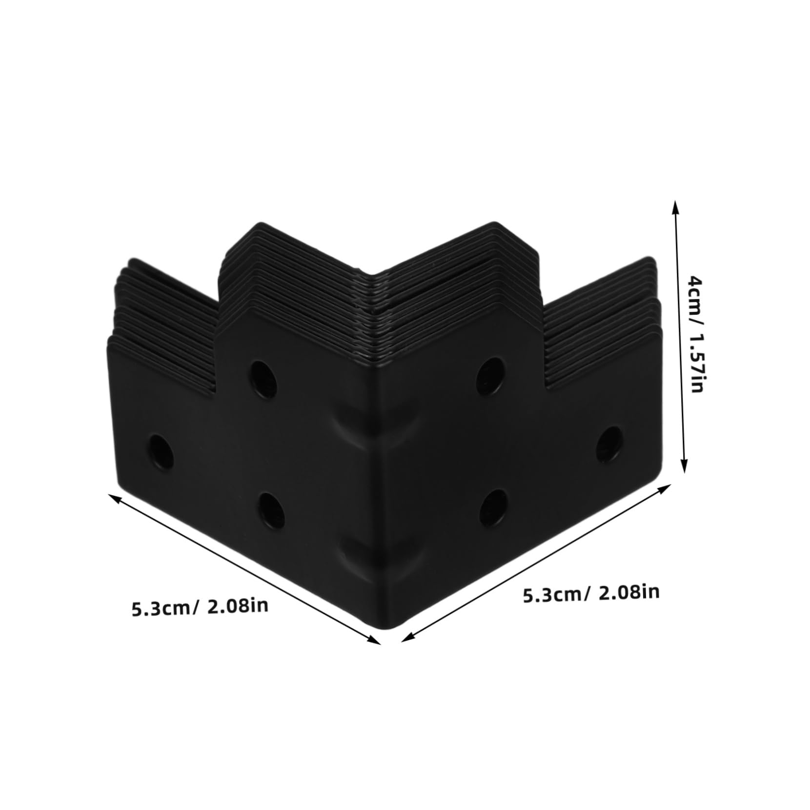 DOITOOL Corner Protectors Furniture 12pcs Metal Corner Protectors for Wood Cabinets