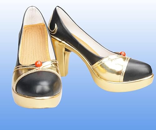 Miniatura 3 de Genshin Impact Beidou - Zapatos de cosplay para Halloween, carnaval, accesorios de tacón alto