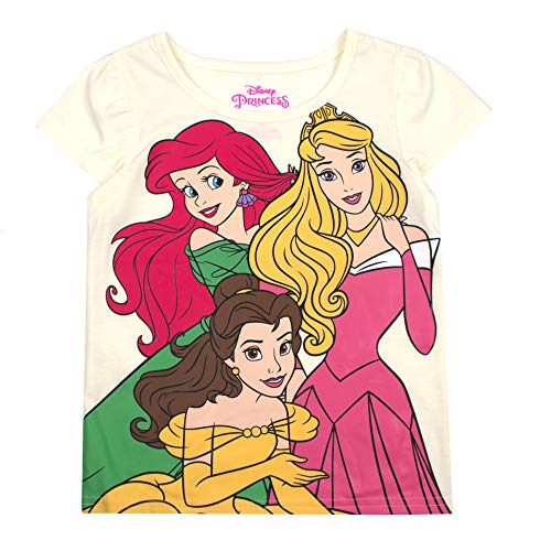 Disney AYPC7975-FBA Princesses Girls 3 Pack T-Shirts thumb #2