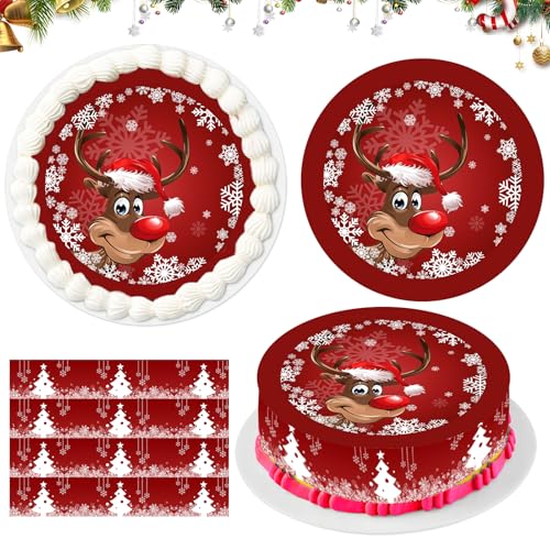 Weihnachten Essbare Tortendeko, Weihnachten Tortenaufleger mit...