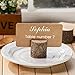 Toncoo Wood Place Card Holders, 20Pcs Premium Rustic Table Number Holders and 30Pcs Kraft Table Place Cards, Wood Photo Holders, Ideal for Wedding Party Table Name and More