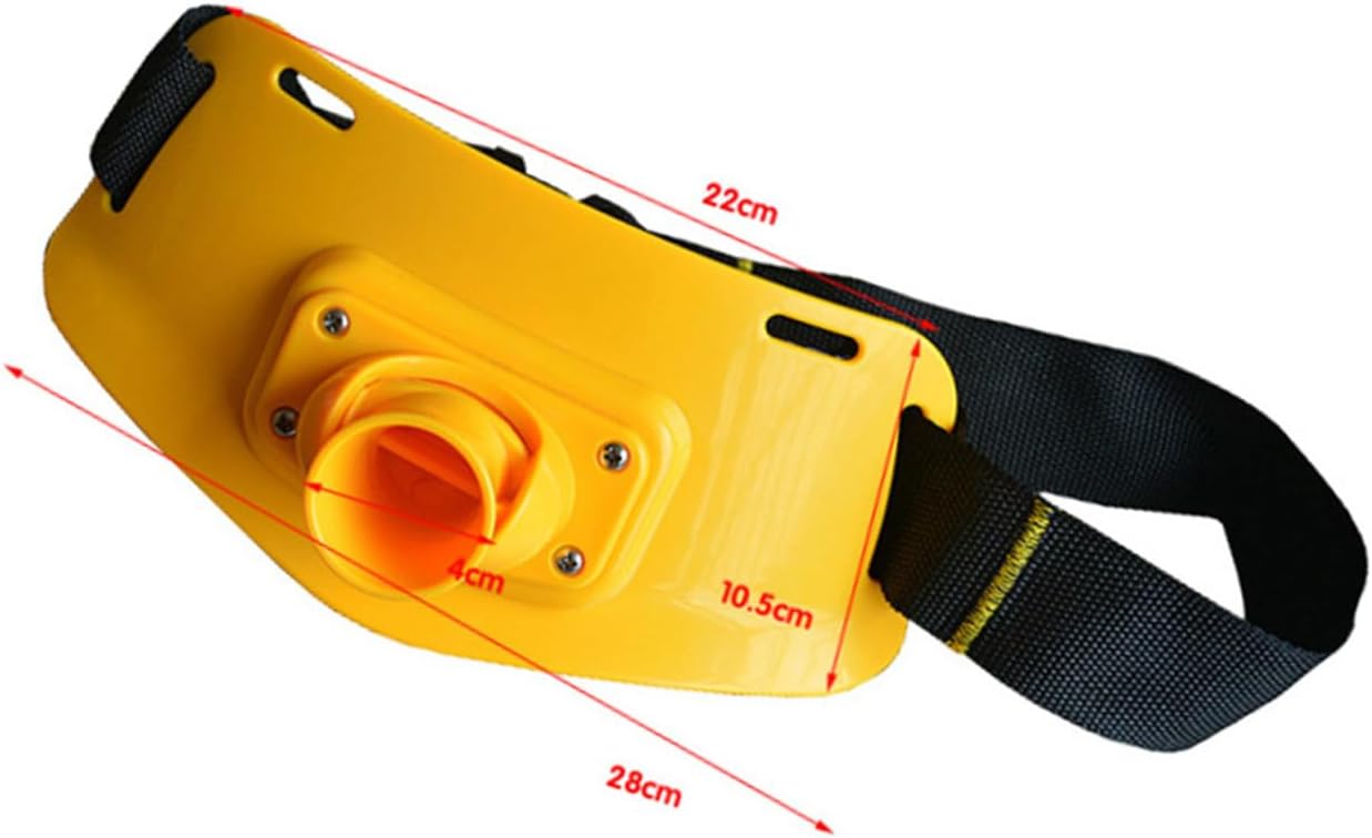 KOMBIUDA Fishing Rod Waist Belt Durable Belly Fishing Belt Lightweight Design Random Color Head Essential Gear for Anglers
